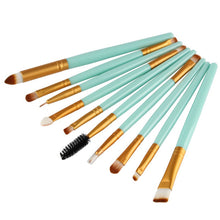 10pcss Pro Beauty Eye Shadow Eyeliner Cosmetic Makeup Brush Brushes Set Tool ILML