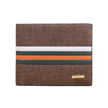 Business Striped Short Section Of High-quality Leather Men"s Wallet  ILML