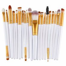 20 pcs Makeup Brush tools Wool Make-up Brushes Toiletry Kit Blusher eye shoadow eyeliner foundation lip Power Eyelashes ILML