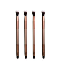 Makeup Eye Powder Foundation Eyeshadow Flawless Blending Double-Ended Eye Shadow Brush Tool ILML