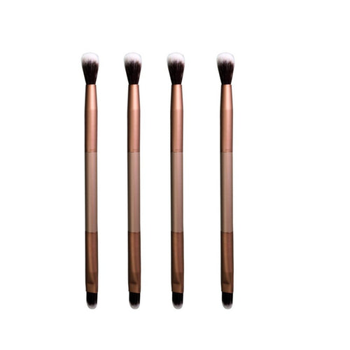 Makeup Eye Powder Foundation Eyeshadow Flawless Blending Double-Ended Eye Shadow Brush Tool ILML