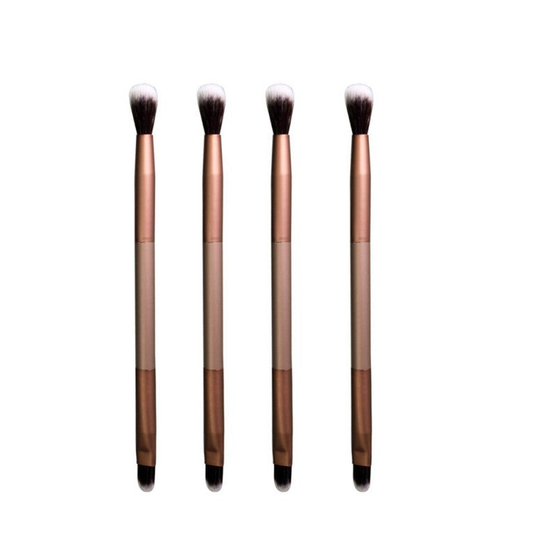 Makeup Eye Powder Foundation Eyeshadow Flawless Blending Double-Ended Eye Shadow Brush Tool ILML