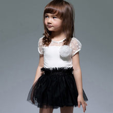 Kids Girls Clothing Sets Dress Princess Tutu Dresses Flower Baby Lace Gauze One-Piece  ILML