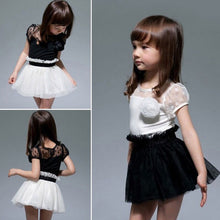 Kids Girls Clothing Sets Dress Princess Tutu Dresses Flower Baby Lace Gauze One-Piece  ILML