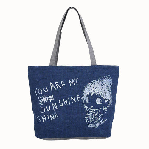 Retro Vintage Printing Women Shoulder Bag Canvas Hbag Tote Trendy Bags Messenger Bag Bolsas ILML
