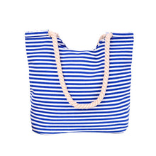 Striped Printing Women Cotton Canvas Messenger Bag Women's Hbag Tote Bolsa Feminina Lady Shoulder Bags ILML