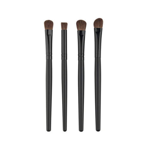 4pcss Professional Eye Brushes Set Eyeshadow Foundation Mascara Blending Pencil Brush Makeup Tool Cosmetic Black Popular ILML