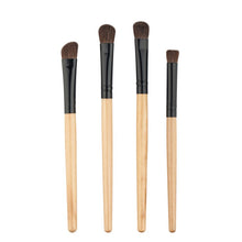 4pcss Professional Eye Brushes Set Eyeshadow Foundation Mascara Blending Pencil Brush Makeup Tool Cosmetic Black Popular ILML