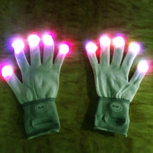 7 Mode Flashing Light Up Fingertip LED Gloveittens Rave Party Disco Gloves For ILML