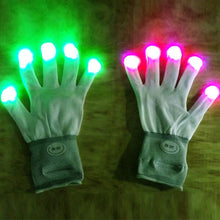 7 Mode Flashing Light Up Fingertip LED Gloveittens Rave Party Disco Gloves For ILML