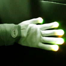 7 Mode Flashing Light Up Fingertip LED Gloveittens Rave Party Disco Gloves For ILML