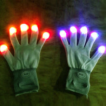 7 Mode Flashing Light Up Fingertip LED Gloveittens Rave Party Disco Gloves For ILML