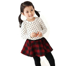 Arival Toddler Baby Girls Blouse Polka Dot Long Sleeve Shirt Tops Blouse Casual Cotton Kids Clothes ILML