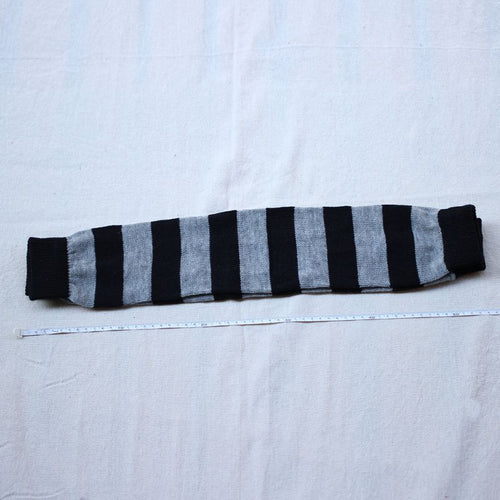 Children Baby Boy Girl Japanese-style Striped Cotton Leg Warmers Blue Knee Pads High Socks P1 ILML