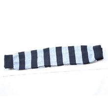 Children Baby Boy Girl Japanese-style Striped Cotton Leg Warmers Blue Knee Pads High Socks P1 ILML