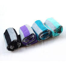 Children Baby Boy Girl Japanese-style Striped Cotton Leg Warmers Blue Knee Pads High Socks P1 ILML