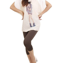 Pregnant Women Elastic Capris Pants Solid Pleated Cotton Maternity Clothes Leggings ILML