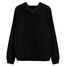 Casual Wear Pullovers Hoodies Women Clothing Alien Print Hooded Long Sleeve Sweatshirt Plus Size ILML