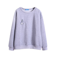 Gray Women Sweatshirt Long Sleeve Casual Letter Print Pullover Hoodies  ILML