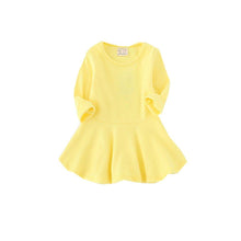 Kids Toddlers Girls Dresses Cotton Long Sleeve Princess Dress Children Girl Clothes ILML