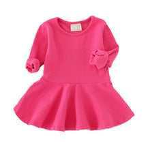 Kids Toddlers Girls Dresses Cotton Long Sleeve Princess Dress Children Girl Clothes ILML