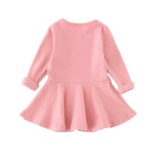 Kids Toddlers Girls Dresses Cotton Long Sleeve Princess Dress Children Girl Clothes ILML