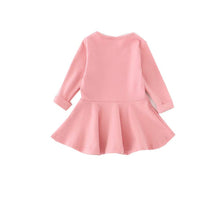 Kids Toddlers Girls Dresses Cotton Long Sleeve Princess Dress Children Girl Clothes ILML