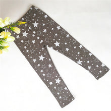 Baby Girls Kids Skinny Toddlers Star Print Leggings Pants Trousers 2-7 Years 6 Colors ILML