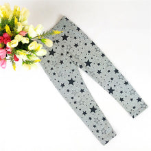 Baby Girls Kids Skinny Toddlers Star Print Leggings Pants Trousers 2-7 Years 6 Colors ILML