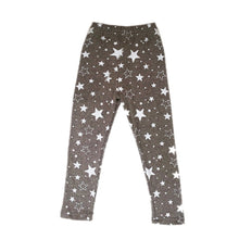 Baby Girls Kids Skinny Toddlers Star Print Leggings Pants Trousers 2-7 Years 6 Colors ILML