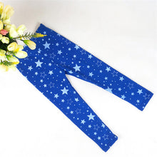 Baby Girls Kids Skinny Toddlers Star Print Leggings Pants Trousers 2-7 Years 6 Colors ILML