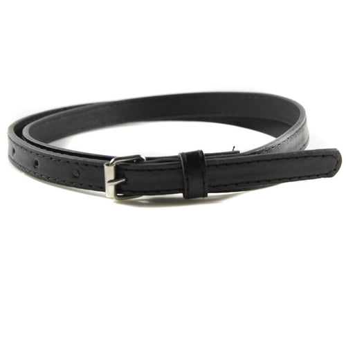 Belts For Women Multi Color Thin Skinny Faux Leather Waistband Casual Belts Strap ILML