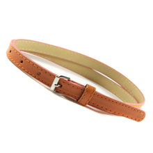 Belts For Women Multi Color Thin Skinny Faux Leather Waistband Casual Belts Strap ILML