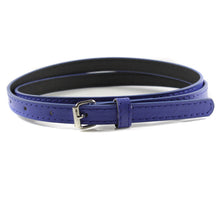 Belts For Women Multi Color Thin Skinny Faux Leather Waistband Casual Belts Strap ILML