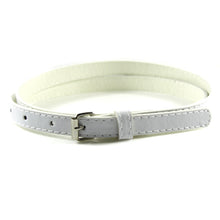 Belts For Women Multi Color Thin Skinny Faux Leather Waistband Casual Belts Strap ILML