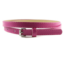 Belts For Women Multi Color Thin Skinny Faux Leather Waistband Casual Belts Strap ILML