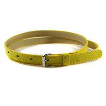 Belts For Women Multi Color Thin Skinny Faux Leather Waistband Casual Belts Strap ILML