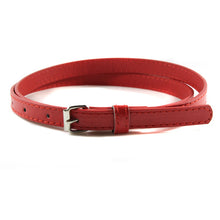Belts For Women Multi Color Thin Skinny Faux Leather Waistband Casual Belts Strap ILML