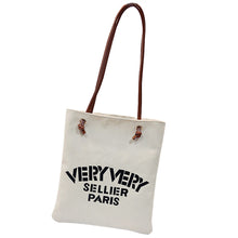 Casual Women Letter Canvas Shoulder Bag Messenger Shopping Bag  ILML