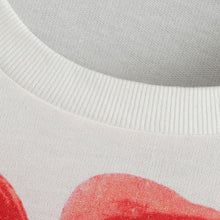Casual Women Round Neck Sweatshirts Lace Hollow Out Pullovers Loose Bottom Plus Size ILML