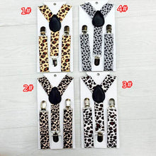Children Kids Boy Girls Clip-on Leopard Suspenders Elastic Adjustable Braces PY1 P18 ILML
