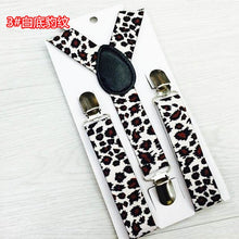 Children Kids Boy Girls Clip-on Leopard Suspenders Elastic Adjustable Braces PY1 P18 ILML