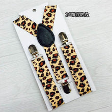 Children Kids Boy Girls Clip-on Leopard Suspenders Elastic Adjustable Braces PY1 P18 ILML