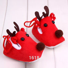 Cute Warm Baby Girls Christmas Deer Shoes Sweet Antiskid Toddlers Shoes Infant Toddler Prewalkers ILML