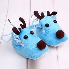 Cute Warm Baby Girls Christmas Deer Shoes Sweet Antiskid Toddlers Shoes Infant Toddler Prewalkers ILML