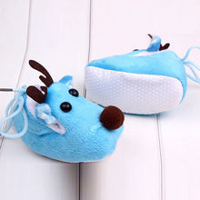 Cute Warm Baby Girls Christmas Deer Shoes Sweet Antiskid Toddlers Shoes Infant Toddler Prewalkers ILML