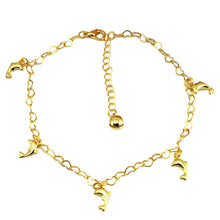 Dolphin Chaine Anklet Bracelet For Women Girl Gift pulseras tobilleras Beach Foot jewelry Gold Ankle Bracelets on the Leg ILML