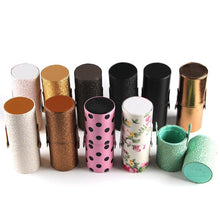 Empty Portable Makeup Brush Round Pen Holder Cosmetic Tool PU Leather Cup Container Solid Colors 6 Optional Case L4 ILML
