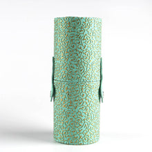 Empty Portable Makeup Brush Round Pen Holder Cosmetic Tool PU Leather Cup Container Solid Colors 6 Optional Case L4 ILML