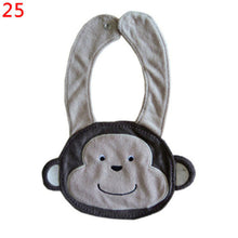 Baby Bibs Animals Waterproof Cotton Saliva Towel Kids Infant Lunch Bib  ILML